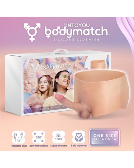 blayke boxer with 18 cm built-in penis liquid silicone one size