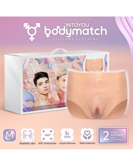 bennie réaliste vagina and anus panties liquid silicone size m