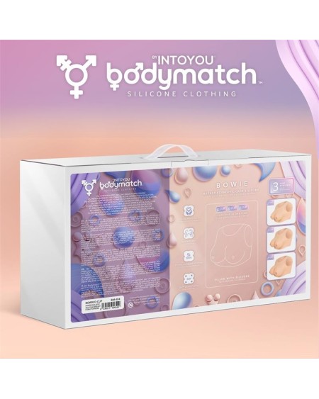 bowie réaliste breast form d cup liquid silicone