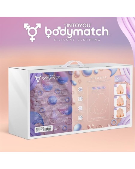 boodie réaliste breast form d cup liquid silicone