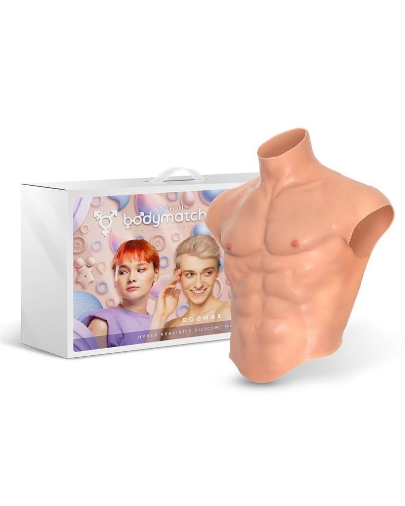 boomax hyper réaliste muscle suit liquid silicone size l