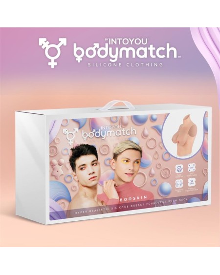 booskin réaliste breast form e cup liquid silicone