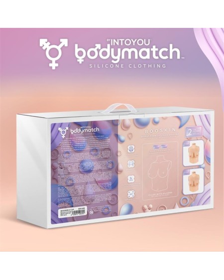 booskin réaliste breast form e cup liquid silicone