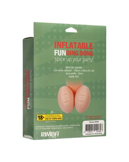 inflatable fun ding dong spice up your party 140 cm