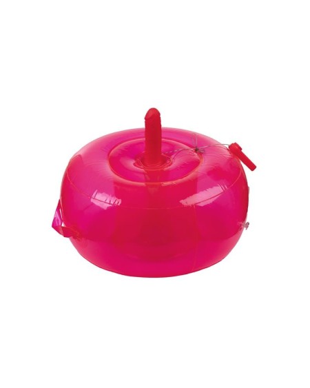 inflatable cushion with vibrant dildo and rmote ding dong