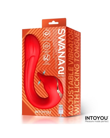 swana vibrator licking tongue with angle adjustable