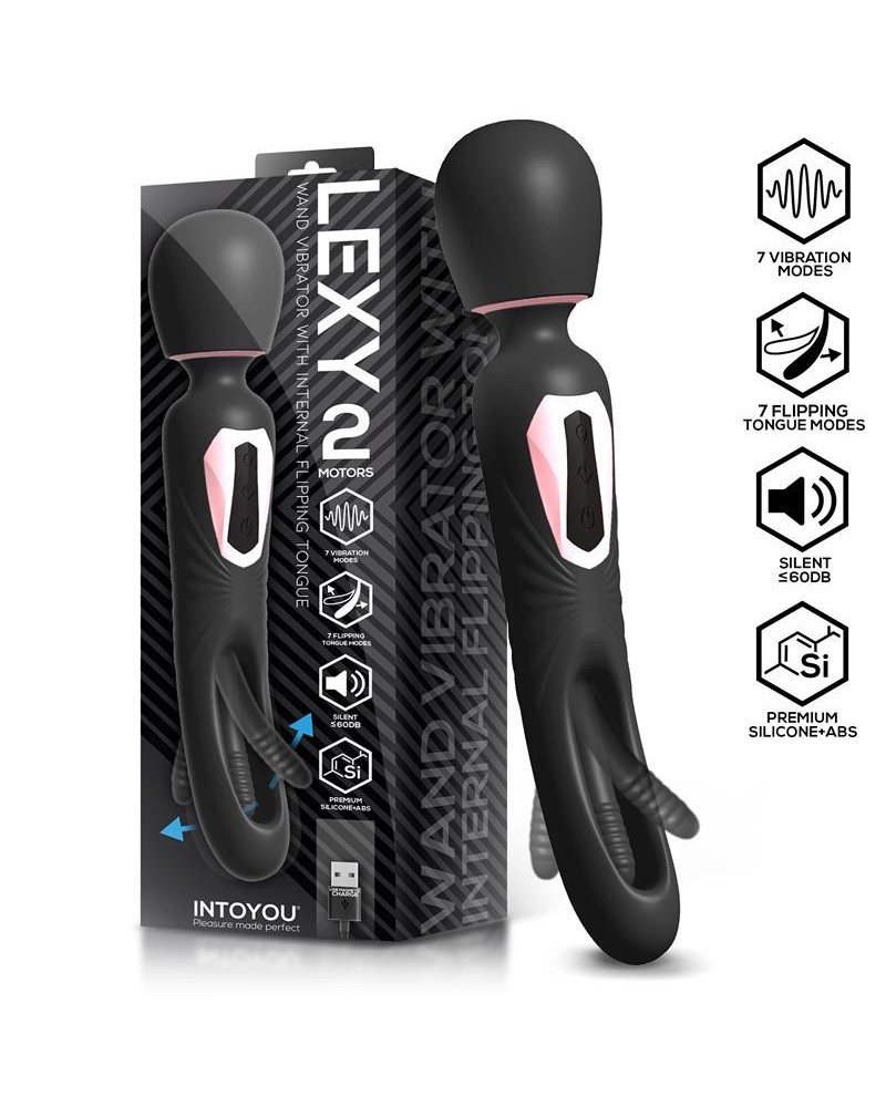 lexy vibrant wand with internal flipping tongue