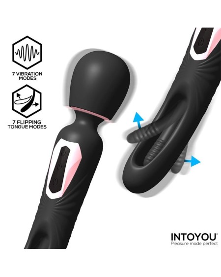 lexy vibrant wand with internal flipping tongue