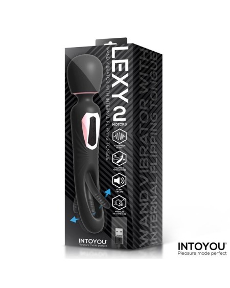 lexy vibrant wand with internal flipping tongue