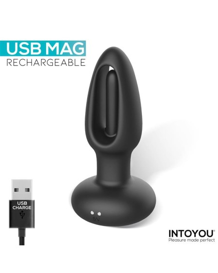 sasha vibrant plug with flipping tongue and remote control