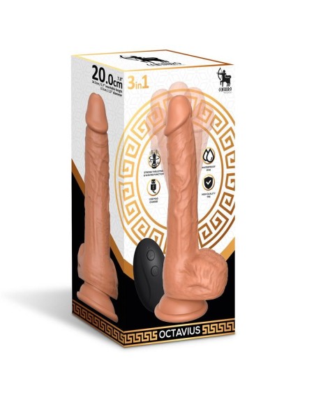 octavius dildo with thrusting, 360o waving and vibrant 7.8 - 20 cm