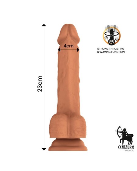 quintus dildo with thrusting, waving and vibration 9 - 23 cm