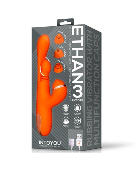 ethan vibrator 360o g-spot massage with multifunction caps