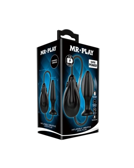 inflatable vibrant anal plug