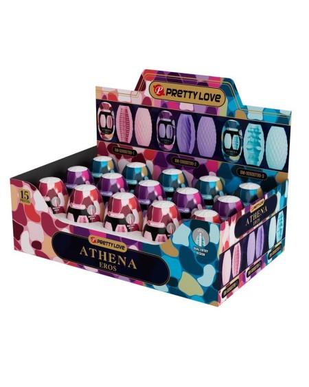 eros men masturbator display 15 uds assorted