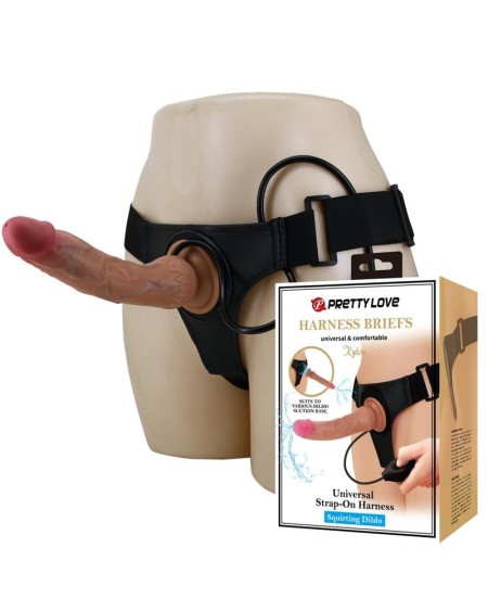 kyton strap-on with squirting dildo