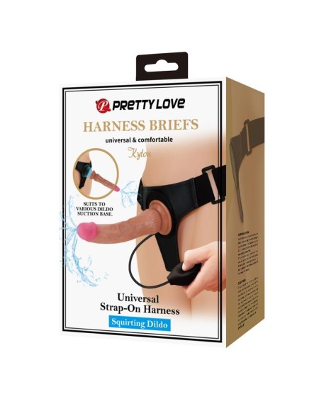 kyton strap-on with squirting dildo