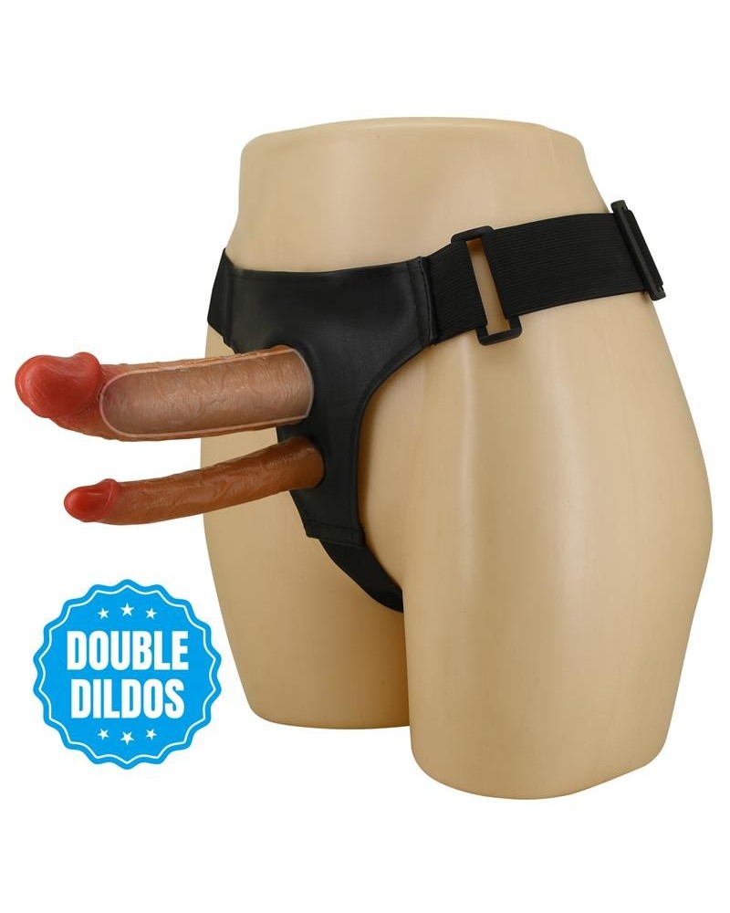 keaven strapon with hollow double dildo