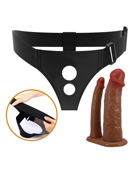 keaven strapon with hollow double dildo