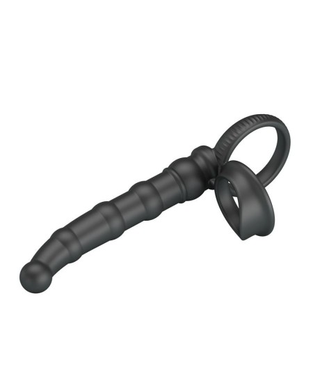 tatum cock ring with vibrant plug plug