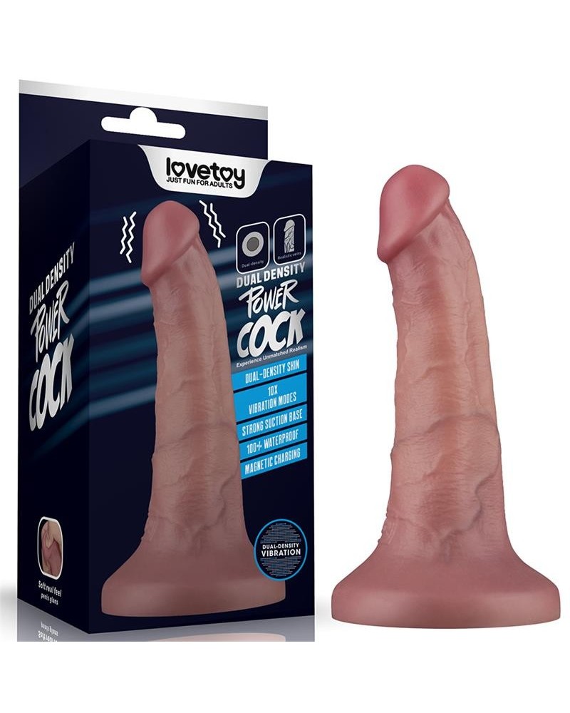 dual density dildo with vibration 6