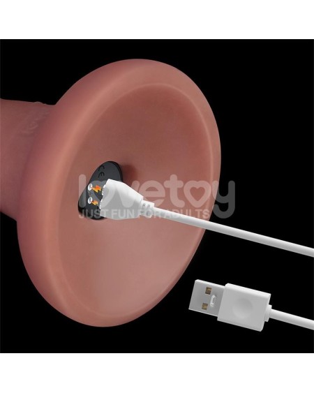 dual density dildo with vibration 6