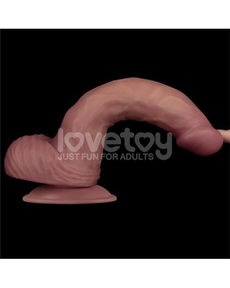 dual density dildo with vibration 9