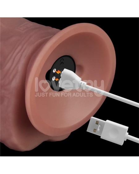 dual density dildo with vibration 9