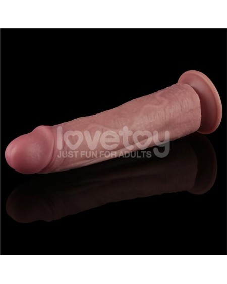 dual density dildo with vibration 10,5