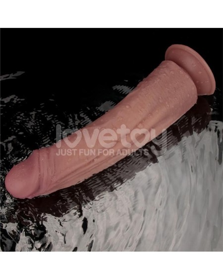 dual density dildo with vibration 10,5