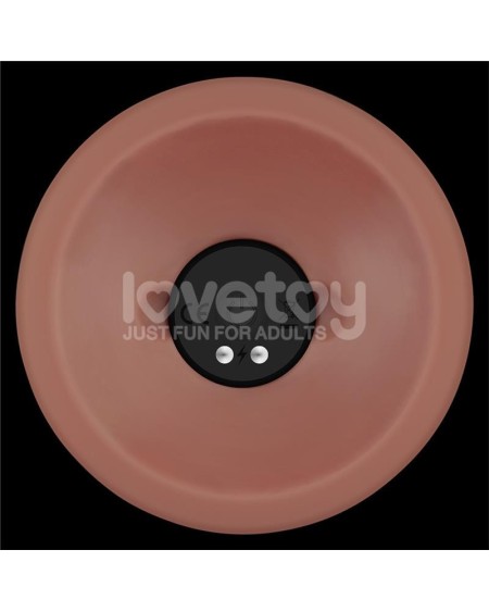 dual density dildo with vibration 10,5