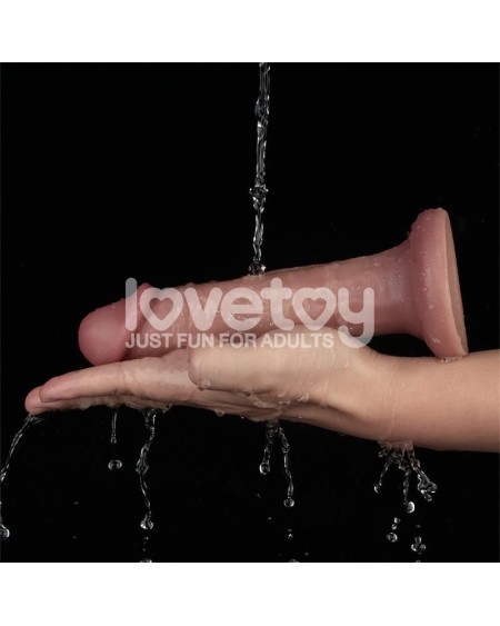 dual density dildo with vibration 8