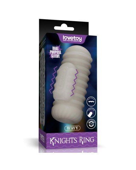 knights ring vibrant dual purpose sleeve wavy