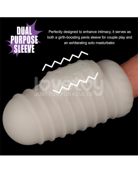 knights ring vibrant dual purpose sleeve wavy