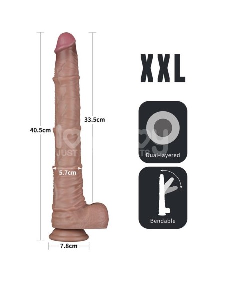 dual layered bendable dildo xxl 16
