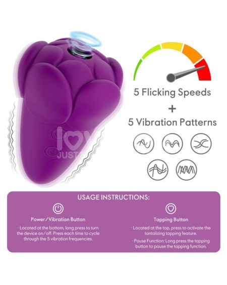 flicker stimulator with flicking violet