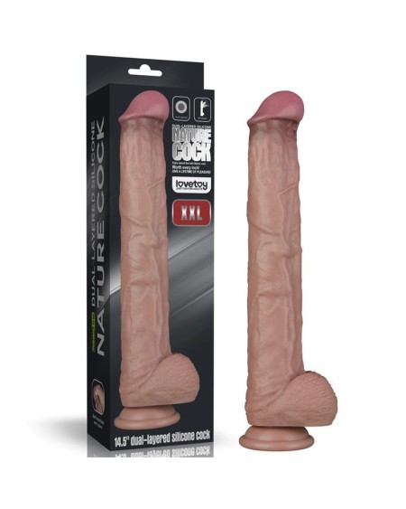 dual layered bendable dildo xxl 14,5