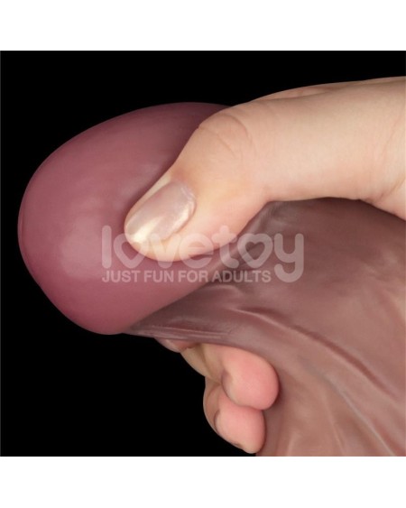 dual layered bendable dildo xxl 14,5