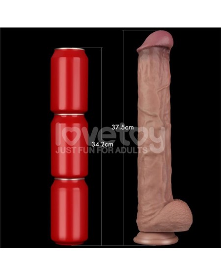 dual layered bendable dildo xxl 14,5