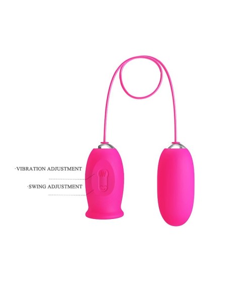 daisy vibrant egg with licking tongue rose