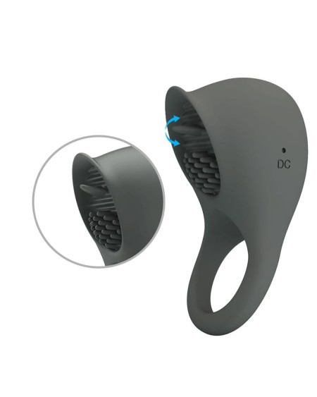 nimbus vibrant cock ring with licking tongue