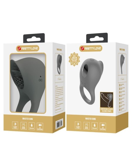 nimbus vibrant cock ring with licking tongue