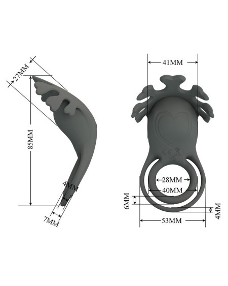 ruben vibrant double cock ring