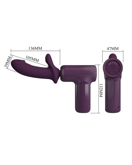 dj scholar thrusting gun 5 modes violet