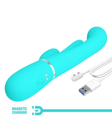 shania tripple rabbit vibrator turquoise
