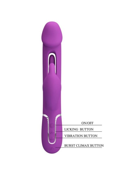 kampas vibrator with licking lilac