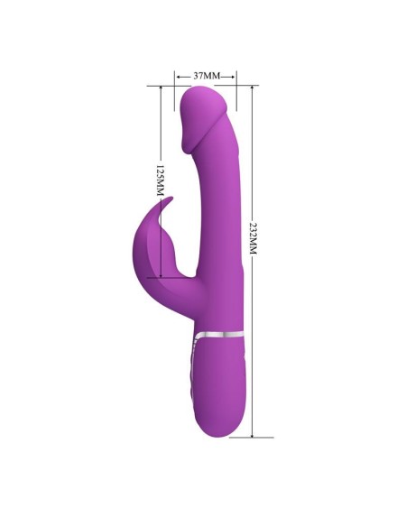 kampas vibrator with licking lilac