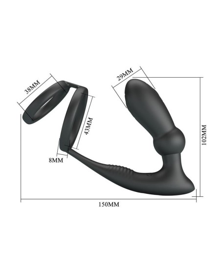 emoni vibrant butt plug and cock ring