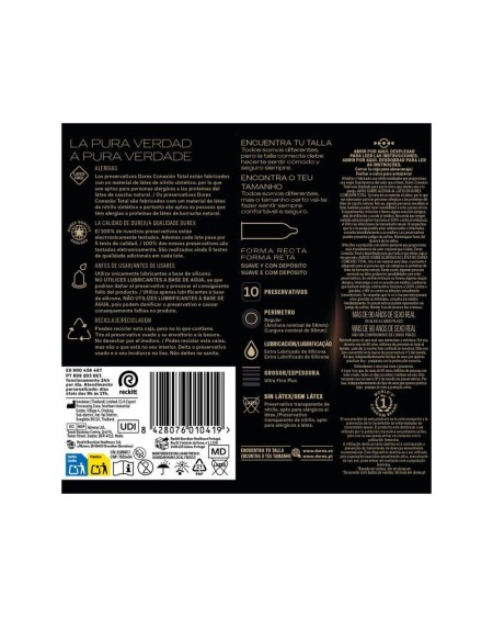 total connection condoms 10 units