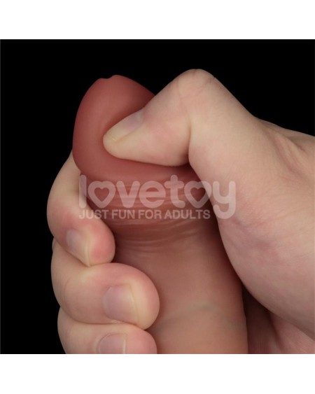 sliding pro dildo sliding peau dual layer 7.5